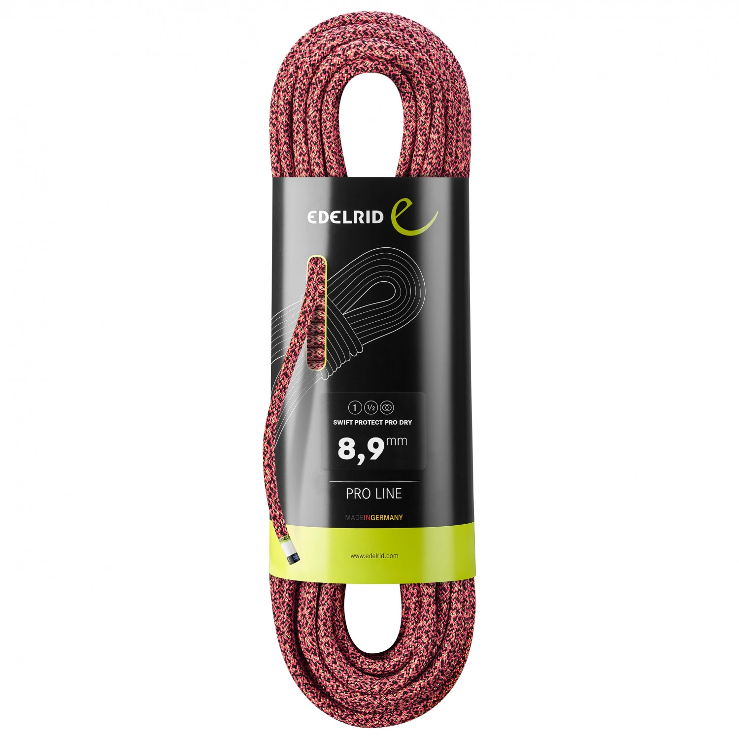 Edelrid - Swift Protect Pro Dry 8,9 - Corde à Simple – Image 2